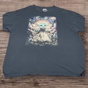 Star Wars Baby Yoda Shirt Black